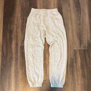 Cozy Beige Jogger Pants